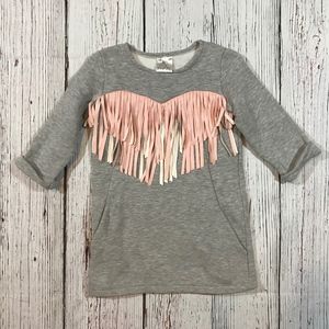 dodo grey heather fleece dress